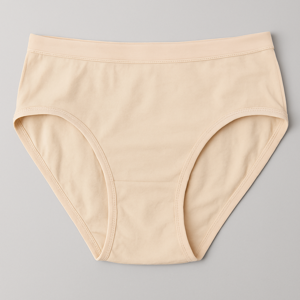 Malai Soft Fabric Underwear For Women – Black and Skin Color, Sizes S, M, L - Large