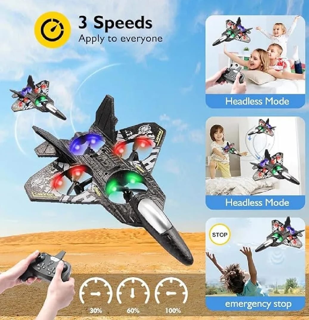 Premium RC Fighter Jet Plane – 2.4G Remote Control Toy
