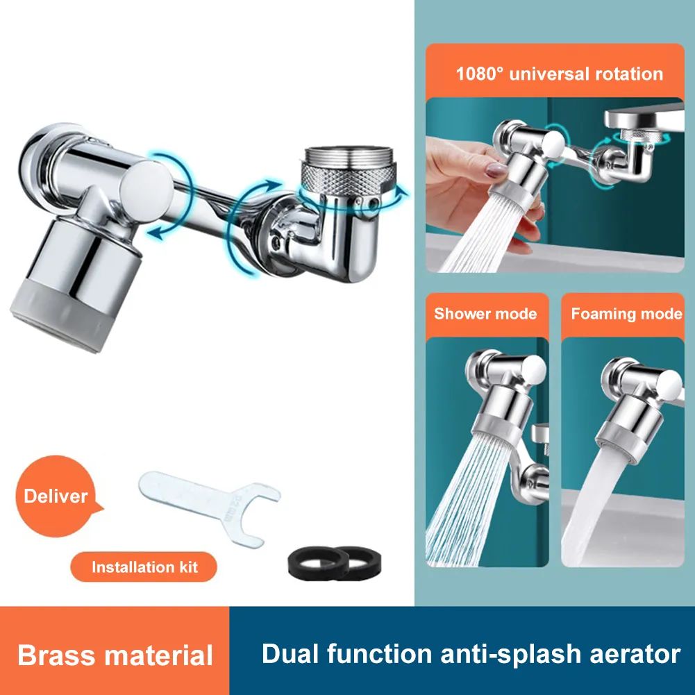 Rotatable Faucet For Bathroom & Kitchen Washbasin