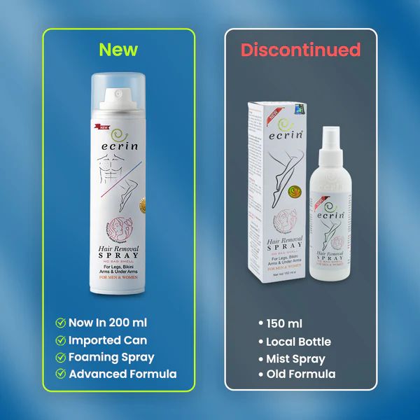 Hair Removal Foaming Spray Advance Formula With Refreshing Fragrance 200ml