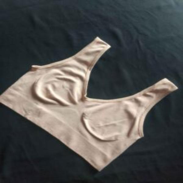 Ladies Air Bra, Skin and Black Color (Stretchable Size)