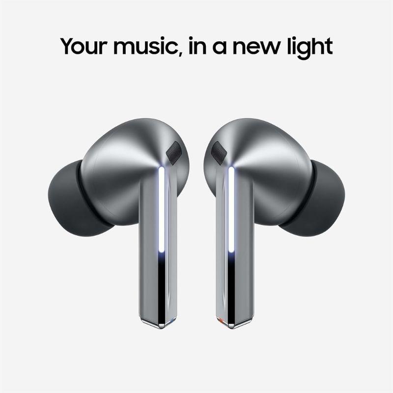 Samsung Galaxy Buds 3 Pro White | ANC Bluetooth ear buds with AI adaptive noise canceling sound.