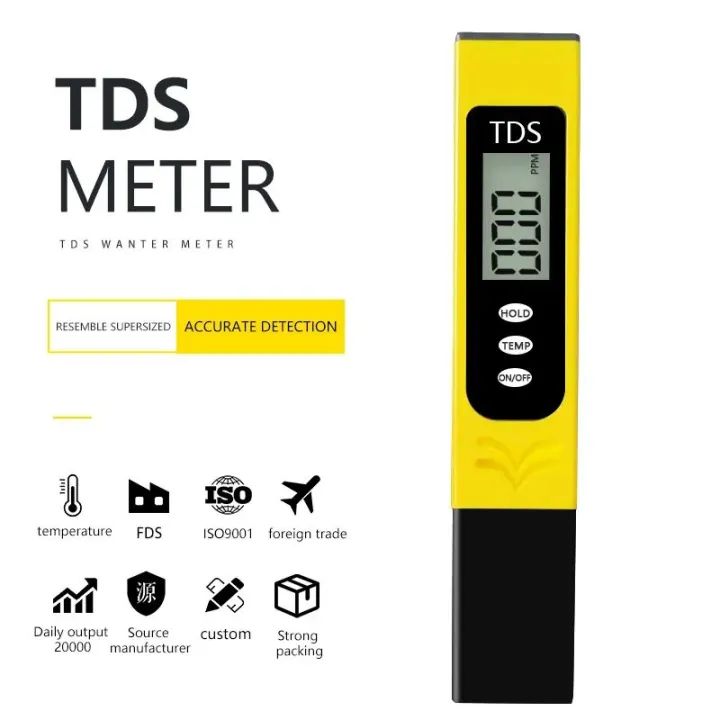 Digital TDS Meter With Temperature And Water Quality Measurement