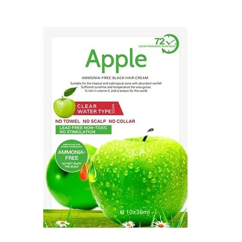 Apple Hair Color 500 Ml Ammonia – Natural-Looking Coverage With Nourishing Formula/Black/Brown