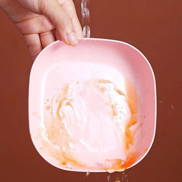 Square Plastic Dinner Plate Set Set Of 10 Pcs Colorful