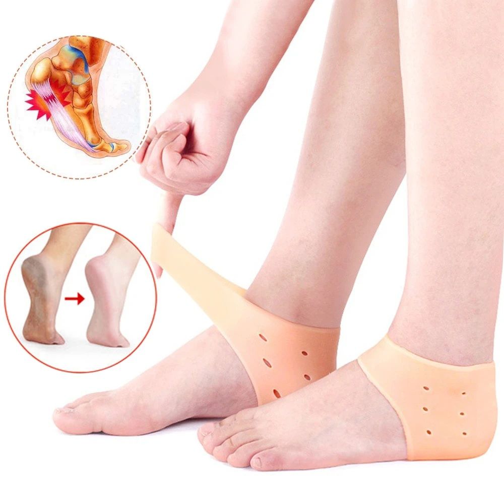 "Silicone Heel Protectors & Anti-Crack Care Set