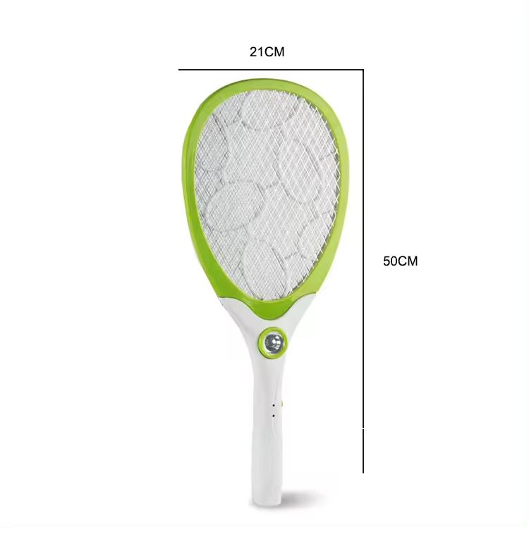 Electric Fly Swatter Operated Hand Mosquito Bug Insects Killer Anti Mosquito Racket