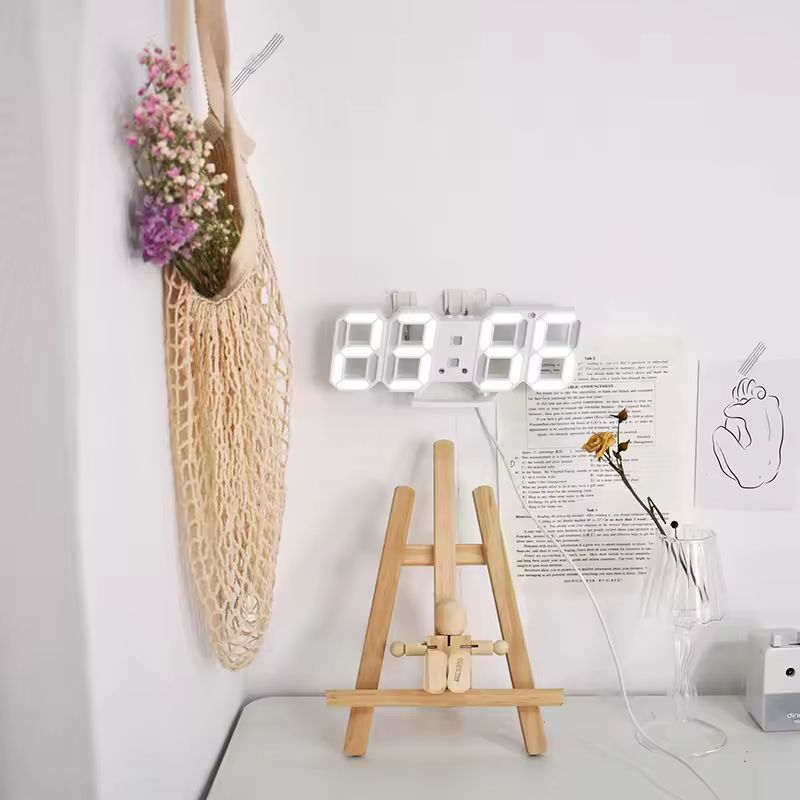 3D LED Digital Alarm Wall /Table Clock