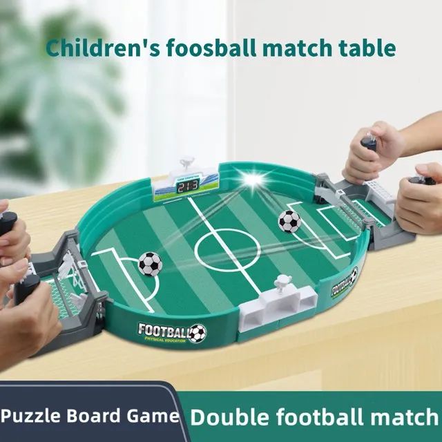 Mini Tabletop Football Game Set Soccer Table Competition Games Toys Board