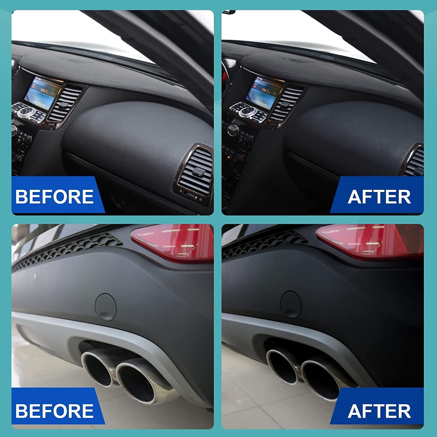 Plastic Restorer Car Interior And Exterior  Nano Coating –For A Like-New Shine 