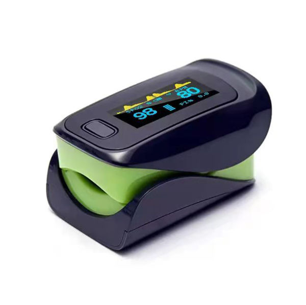 Fingertip Blood Oxygen & Pulse Rate Monitor With OLED Display For Home & Medical Use