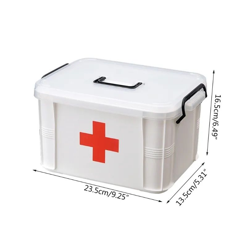First Aid Box, Transparent Medicine Box & Pill Organizer