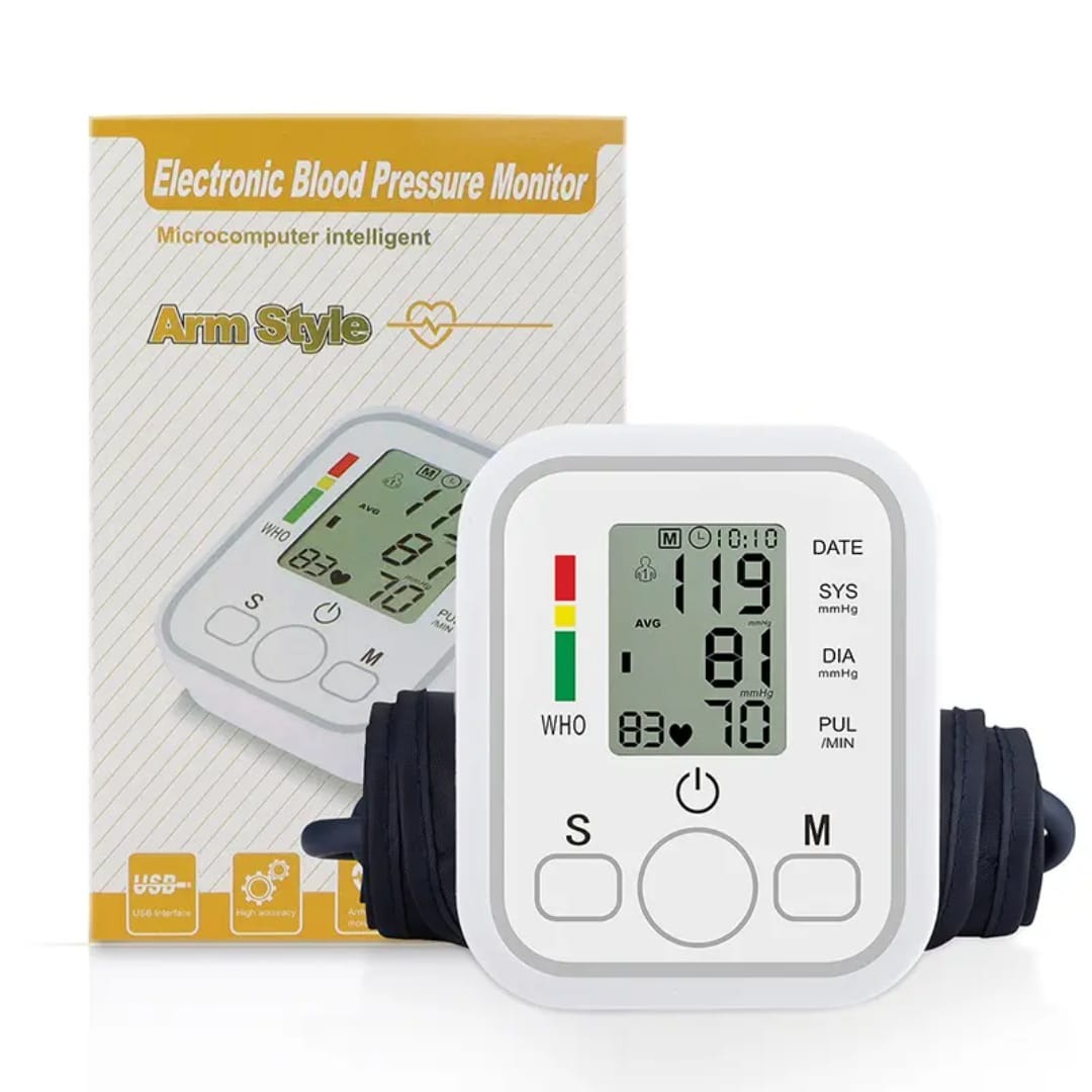 Digital Blood Pressure Monitor | Heart Rate Monitor