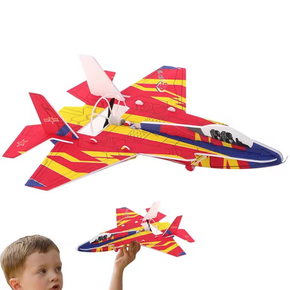 Electric Airplane Toy Rechargeable | Glider Plane With Spinning Function Flying Toys