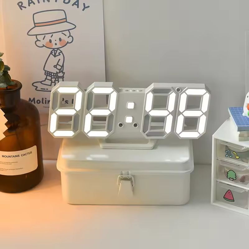 3D LED Digital Alarm Wall /Table Clock