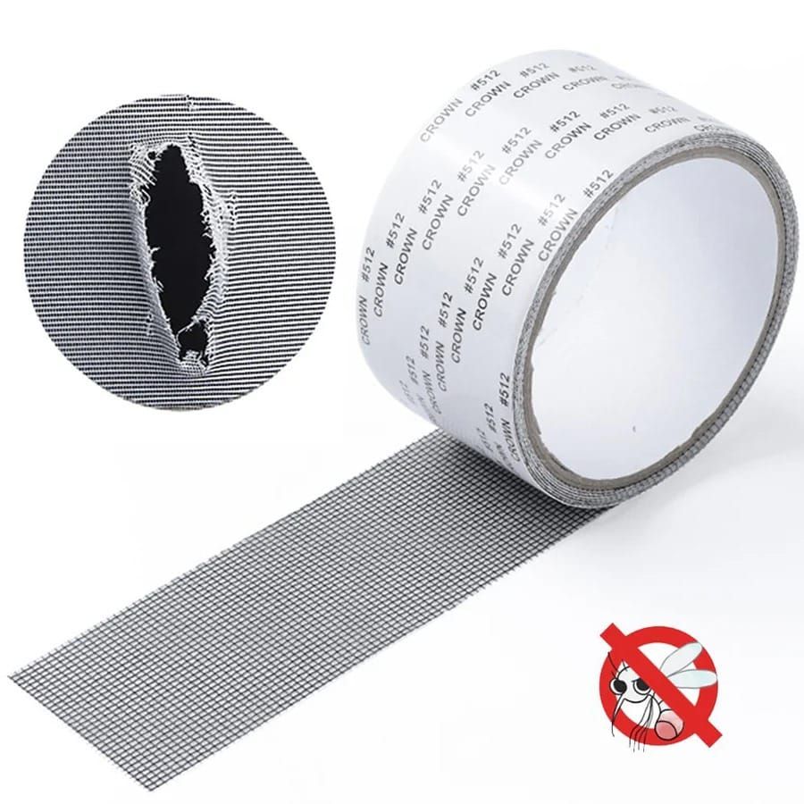Mesh Roll Tape Window Screen Repair Patch Tape 2 Meter | Keep Mosquitoes Out 