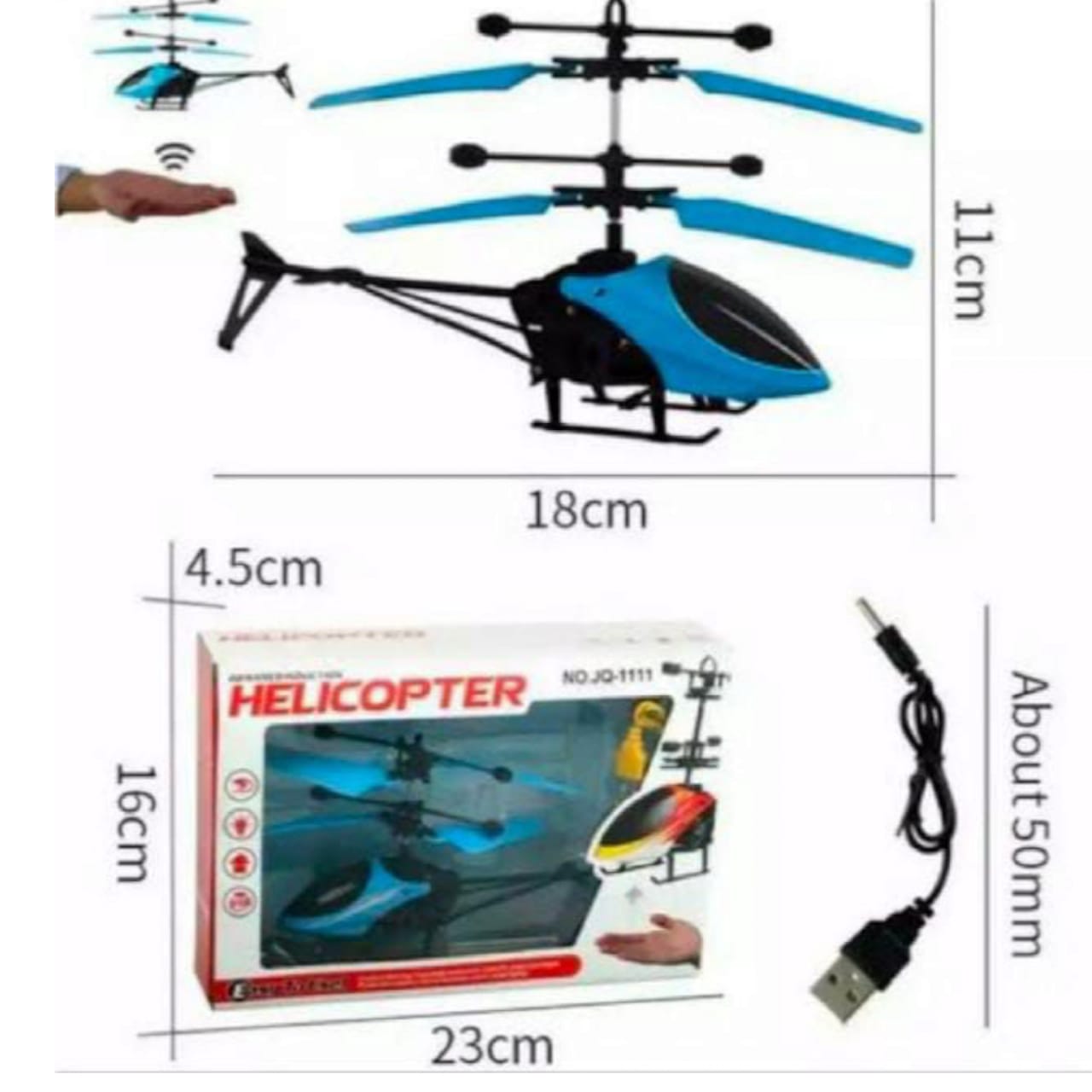 Rechargeable Flying Toy | Helicopter For Children | Toy For Baby - Random Color