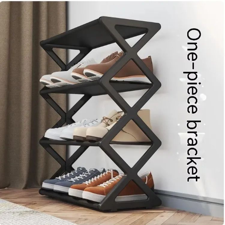 3layer Space Saving Xshaped Shoe Rack Storage Rack