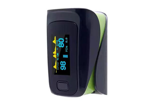 Fingertip Blood Oxygen & Pulse Rate Monitor With OLED Display For Home & Medical Use