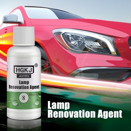 Car Headlight Restoration Agent Powerful Cleaner| Restores Cloudy Yellowed Headlights To Like-New Condition