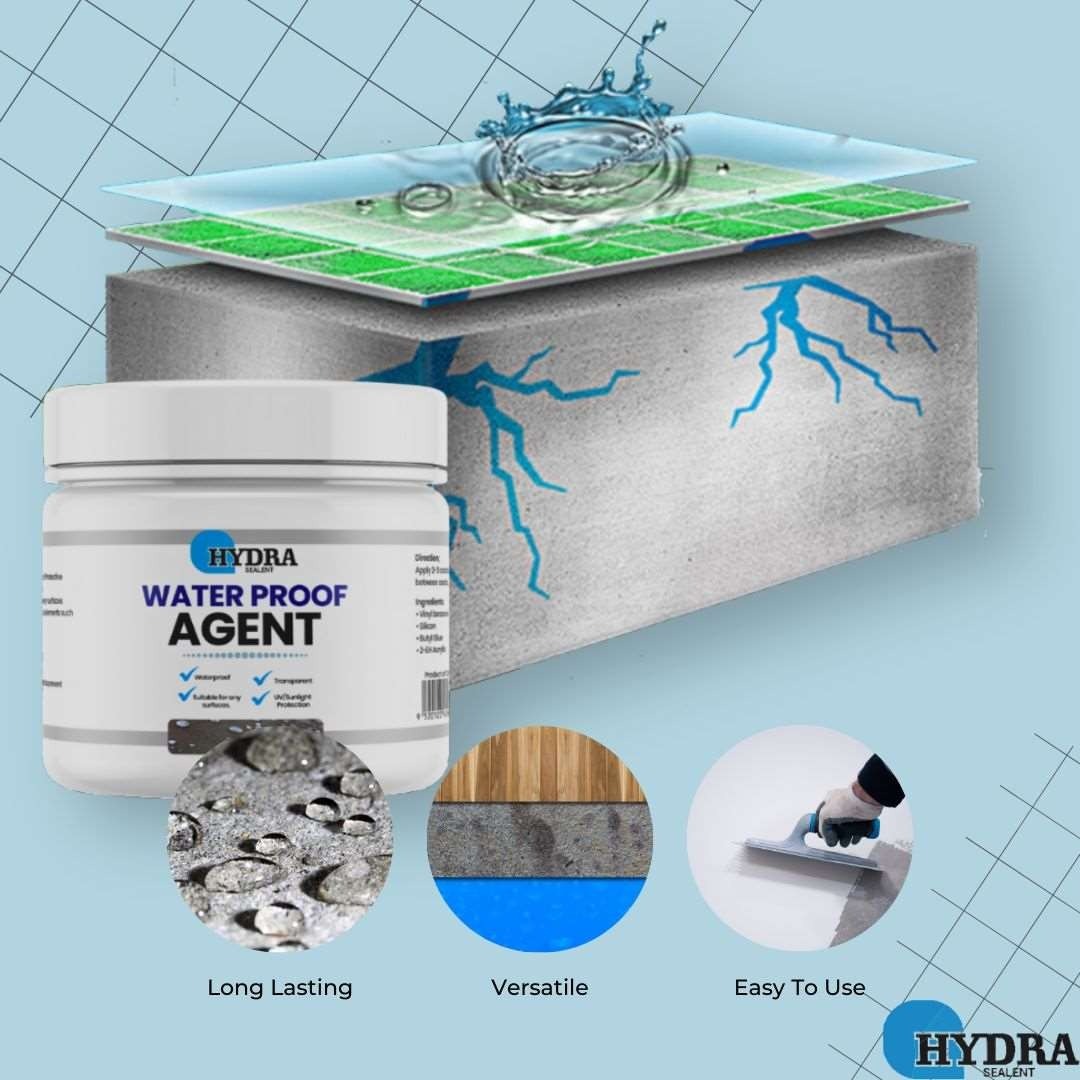 Hydra Waterproof Agent | Waterproofing Agent For Wall & Floor - With Brush