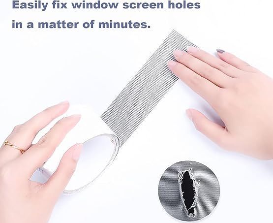 Mesh Roll Tape Window Screen Repair Patch Tape 2 Meter | Keep Mosquitoes Out 