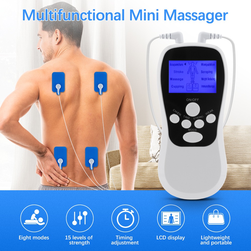 Multifunctional Electric Pulse Massager For Pain Relief, Muscle Relaxation
