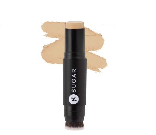  SUGAR Cosmetics Ace Of Face Matte Foundation Stick with In-Built Brush | For All Skin type,Lasts 24hrs | Full Coverage Foundation for Women | 12gm - 25...