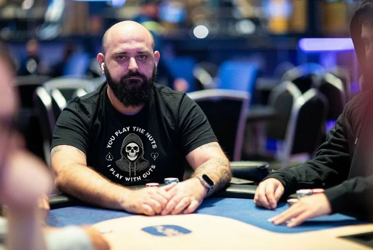 Poker-themed Skull T-shirt
