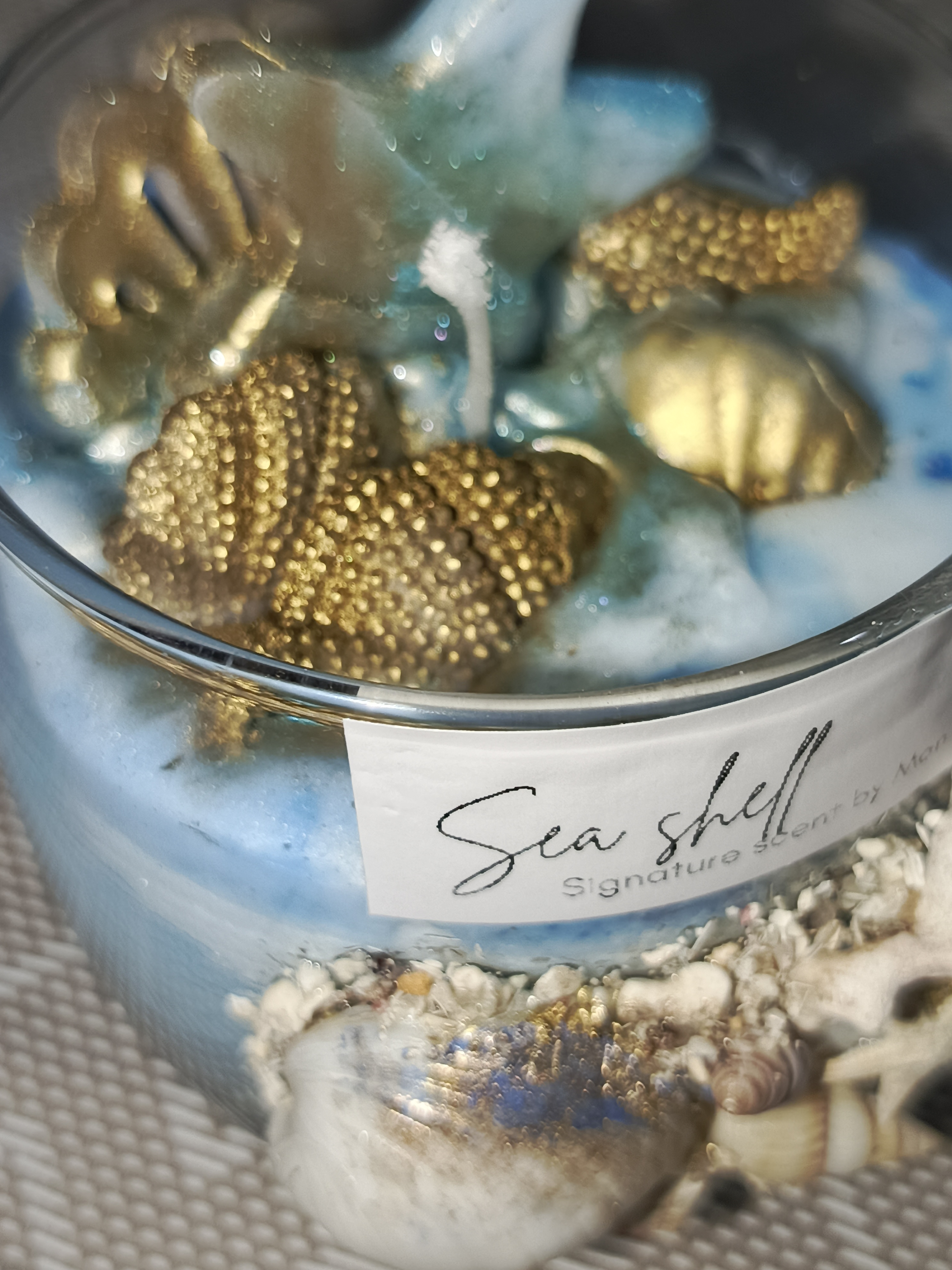 Sea shell Candle 