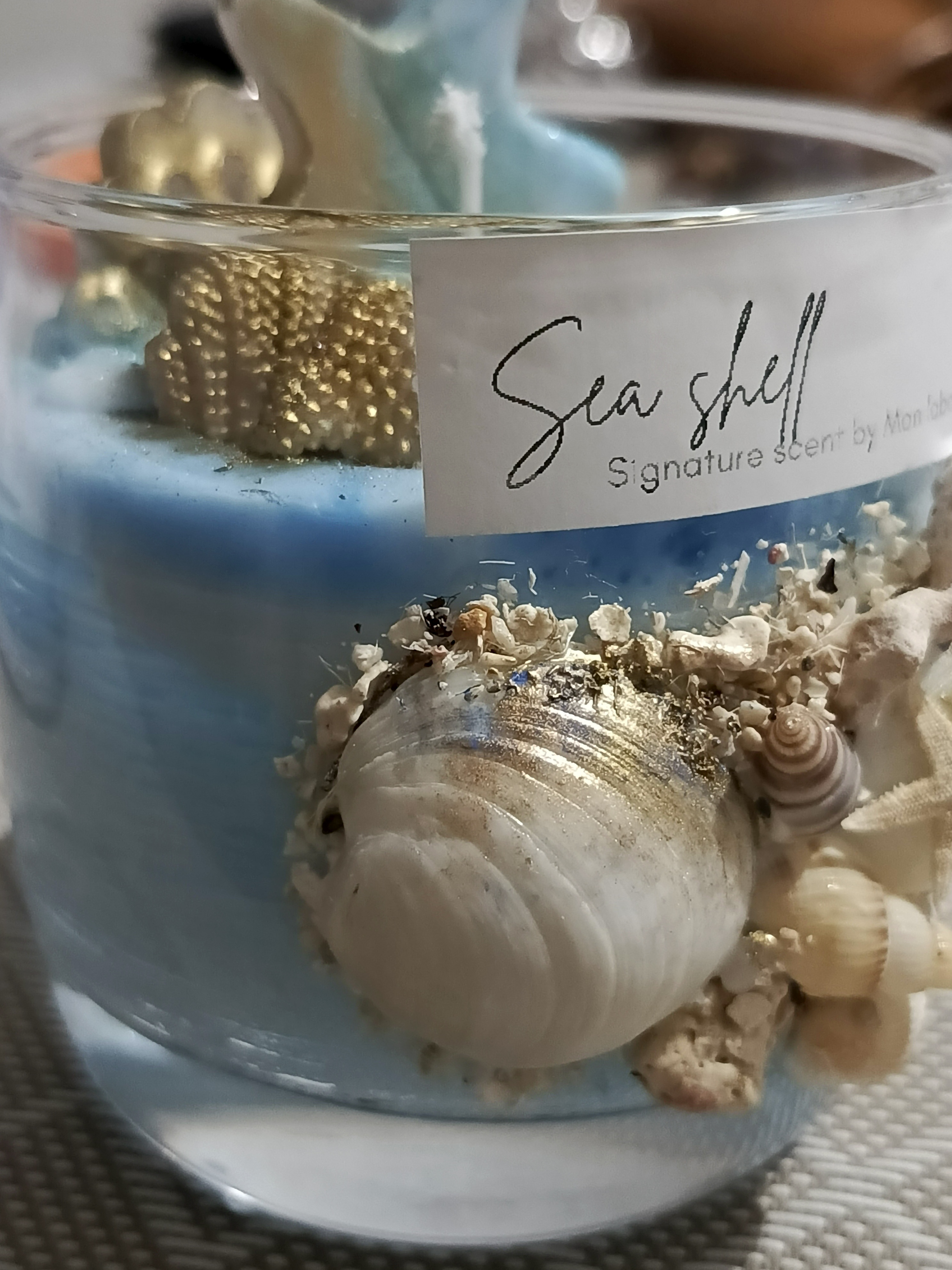 Sea shell Candle 