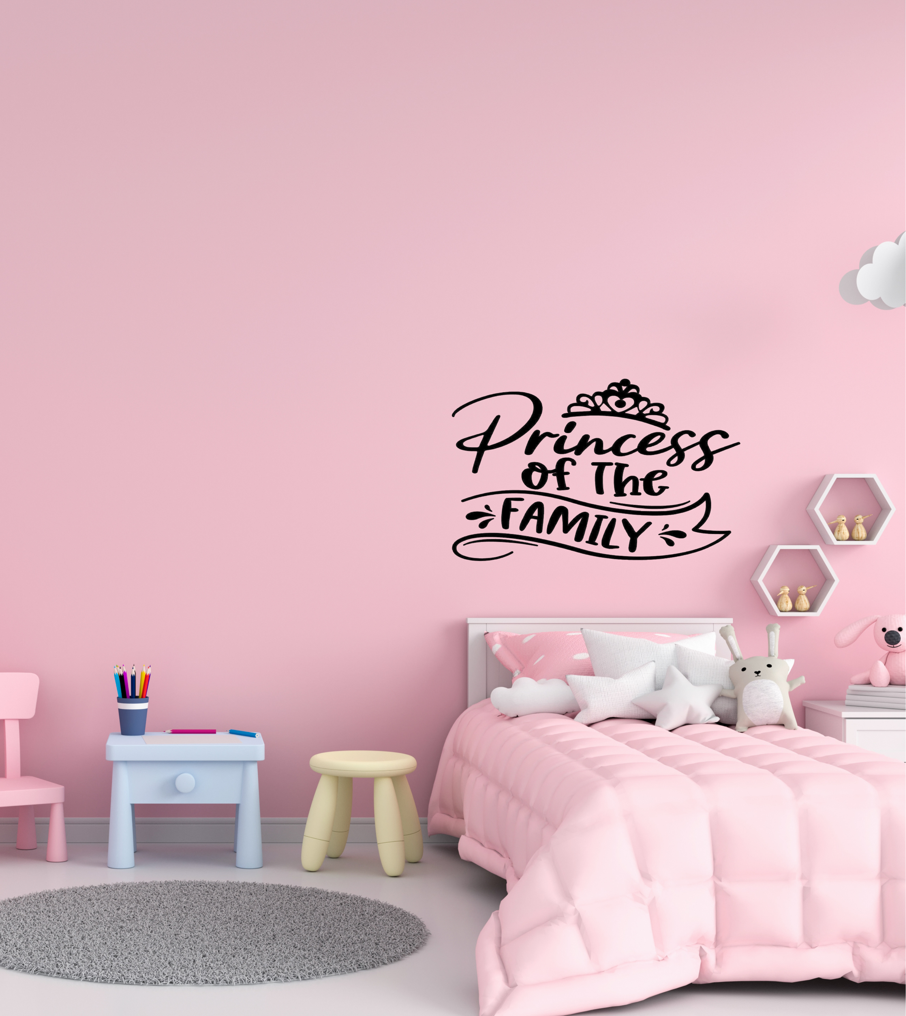 Princess of the Family Wall Decal