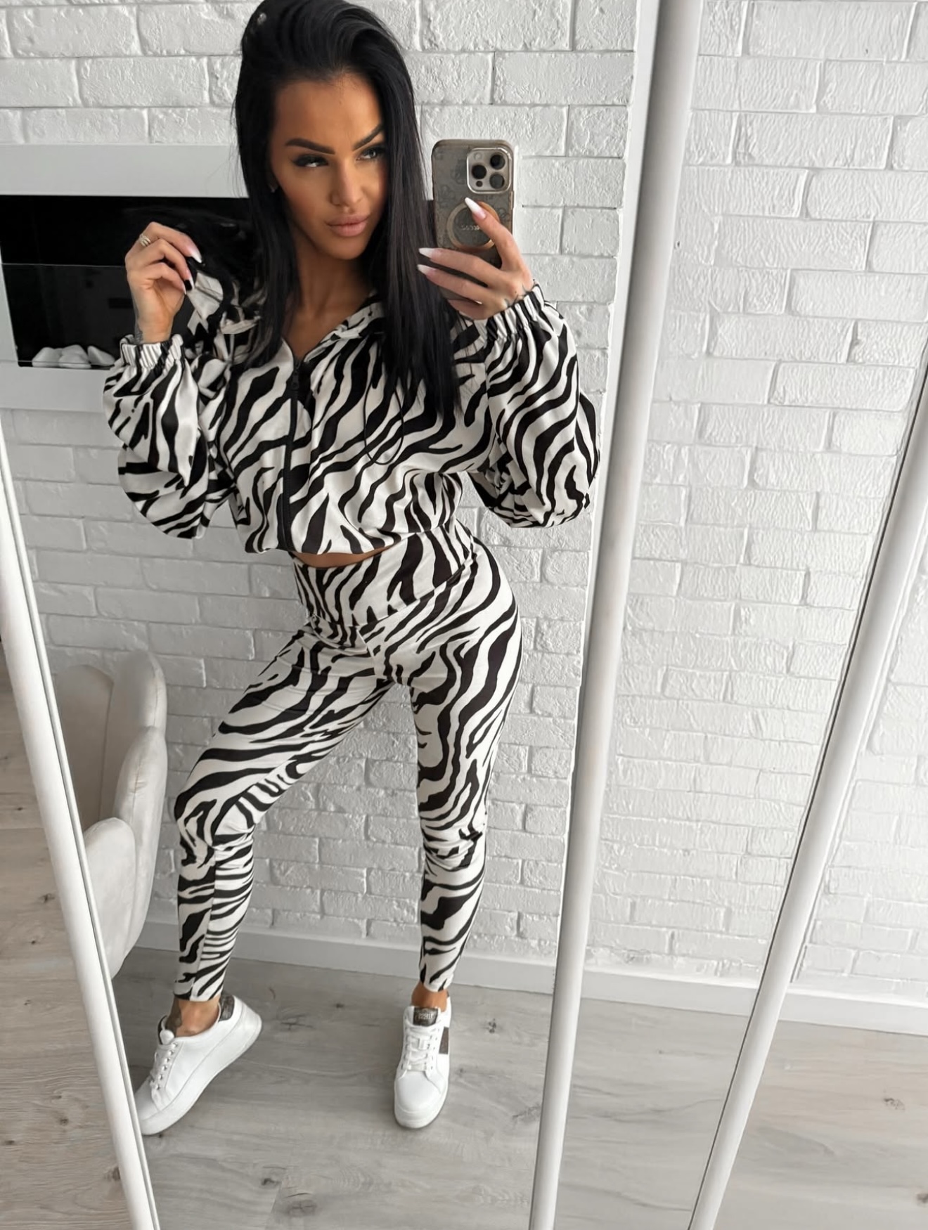 Komplet dresowy zebra