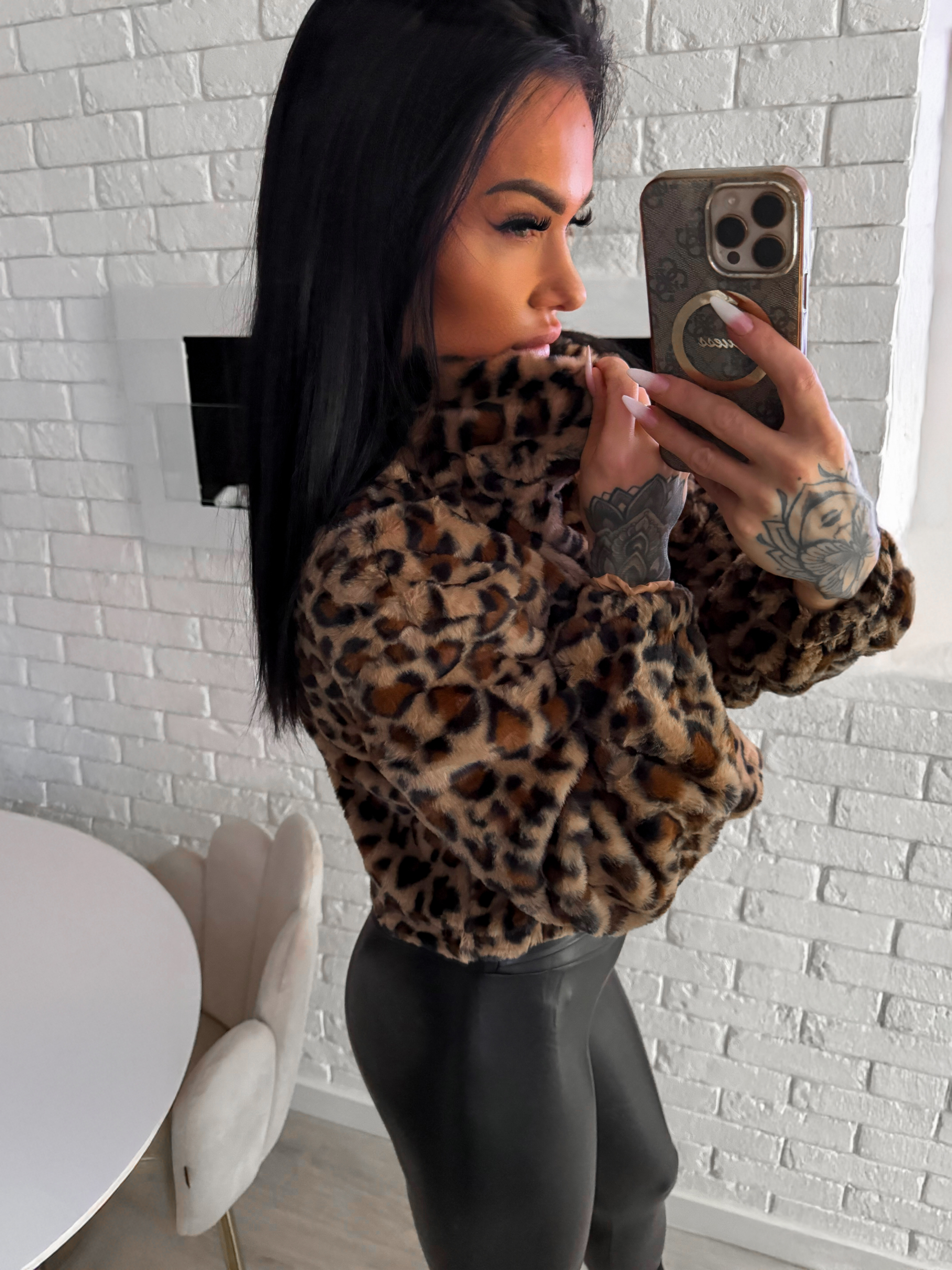 Bluza damska w panterkę