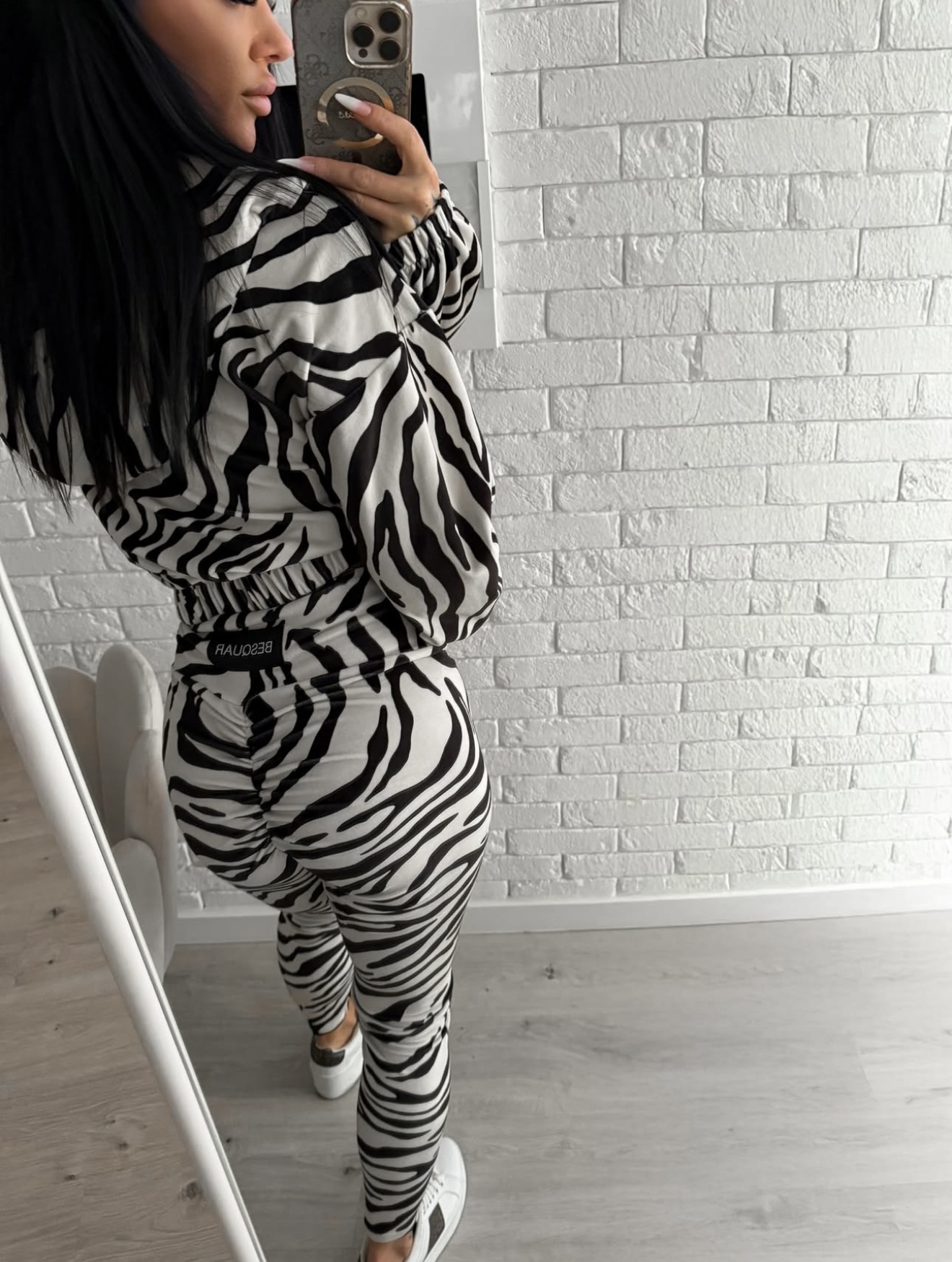 Komplet dresowy zebra