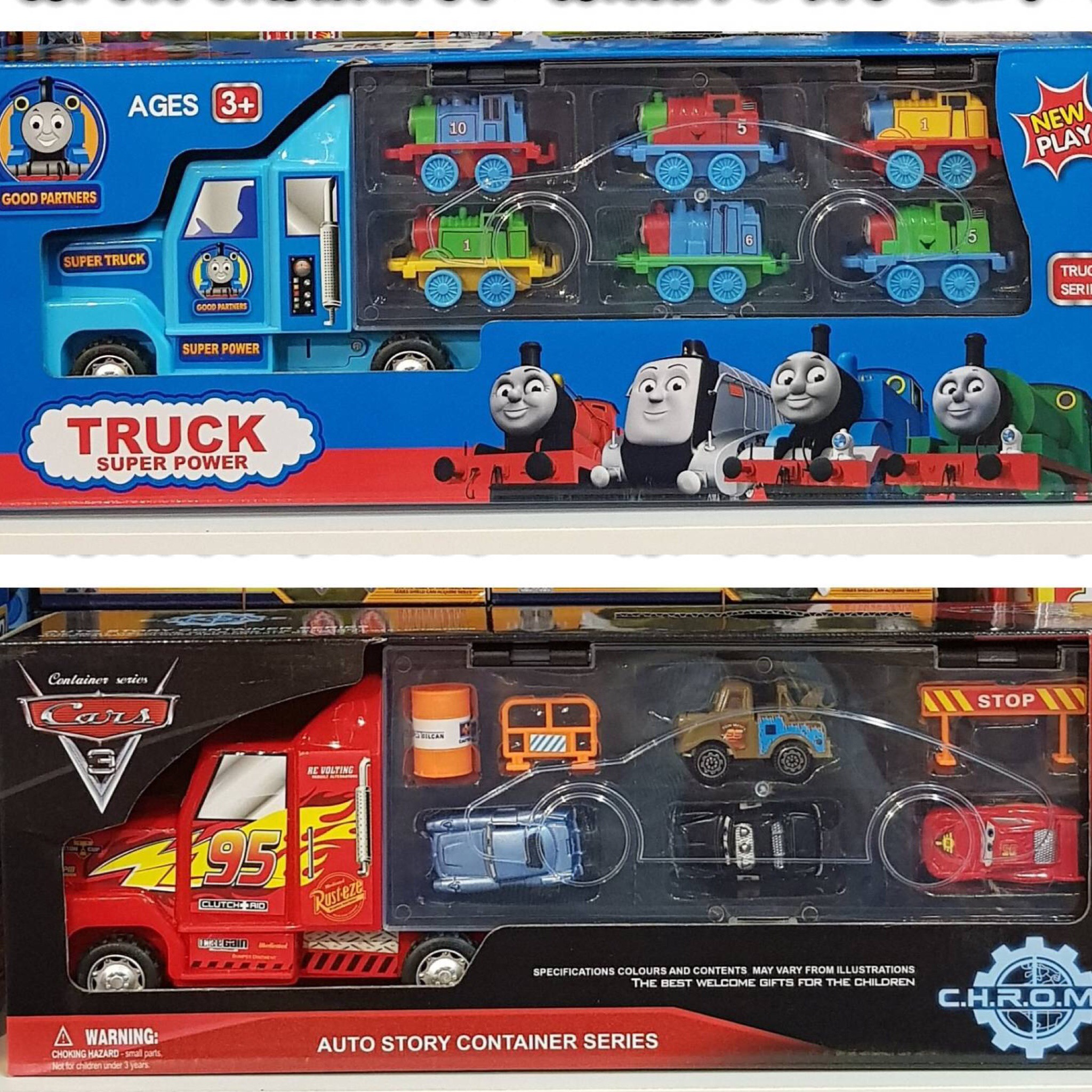 รถใหญ่บรรทุกรถ thomas cars