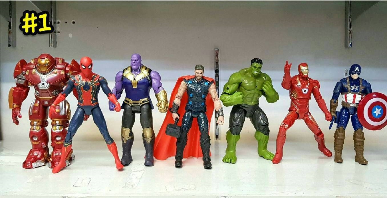 Set1 Infinity wars มี 7 ตัวมีไฟ