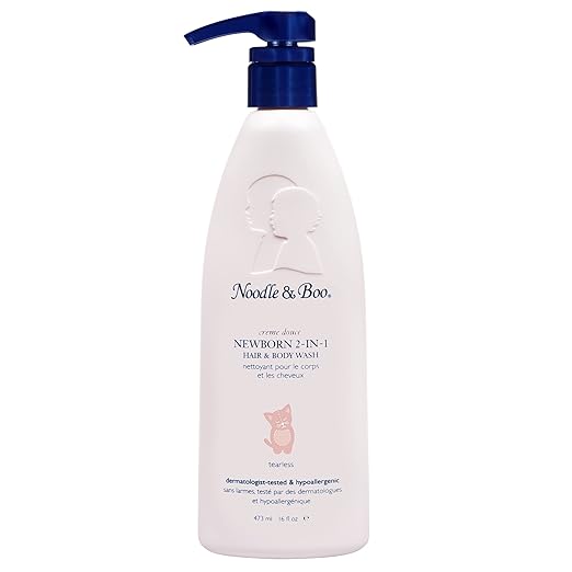 Noodle & Boo 2-in-1 Newborn Hair & Baby Body Wash for Baby, Tear Free and Hypoallergenic