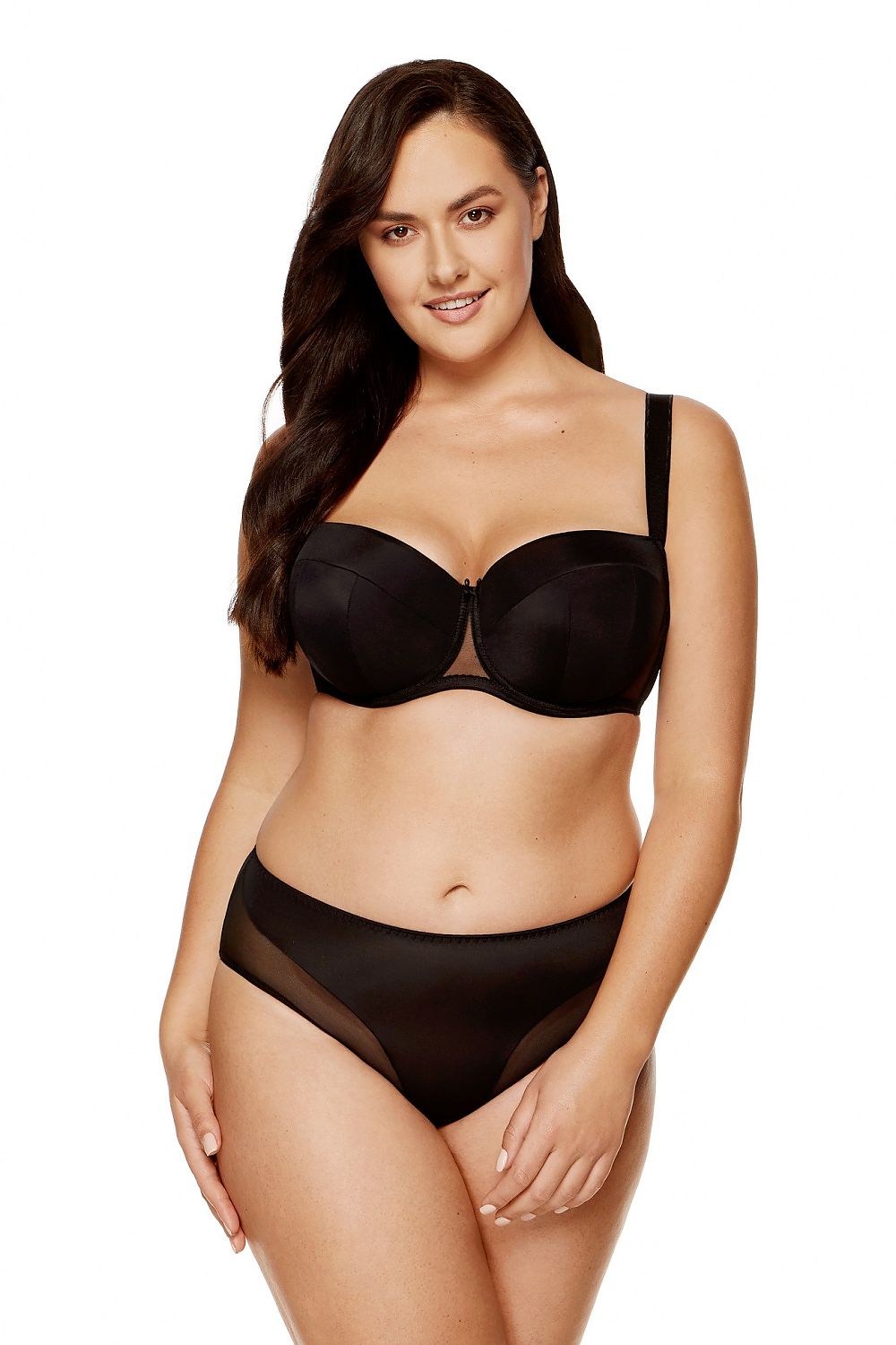 Black Plus Size Lingerie Set