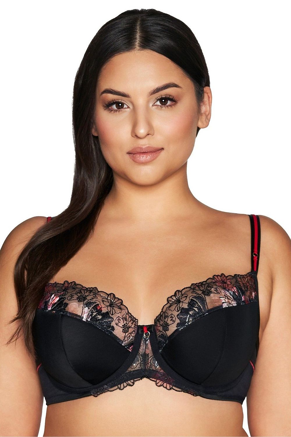 Plus Size Black Lace Lingerie Set