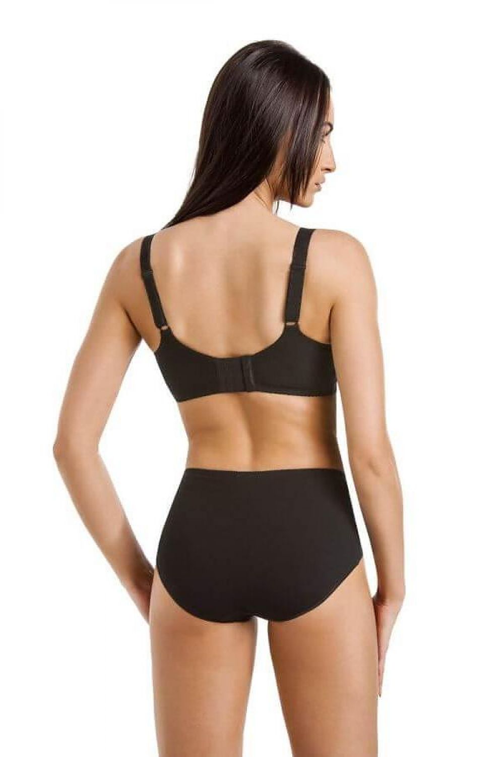 Seamless Women's Black Lingerie Set