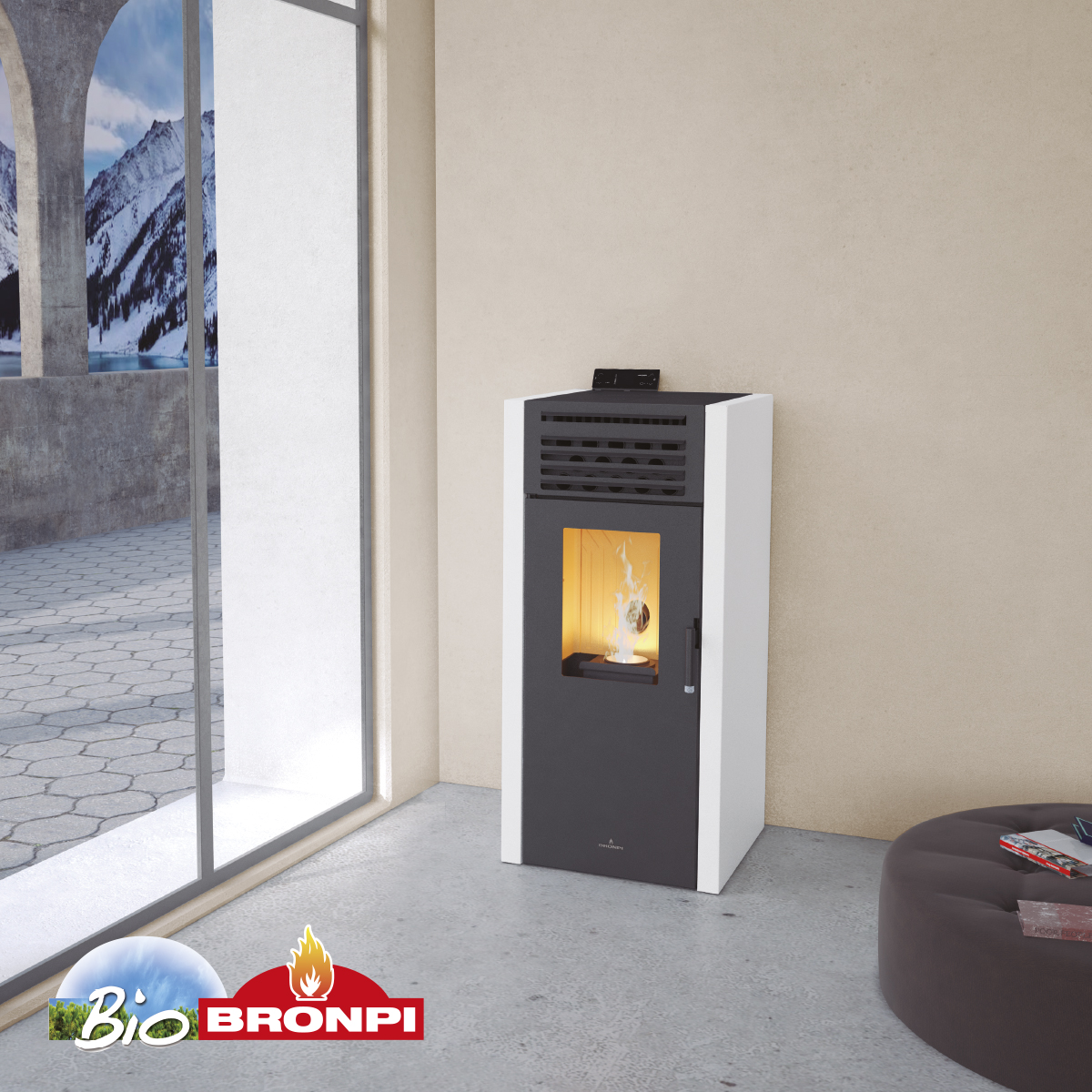 Granulinė krosnelė Bronpi Adel 15 kW