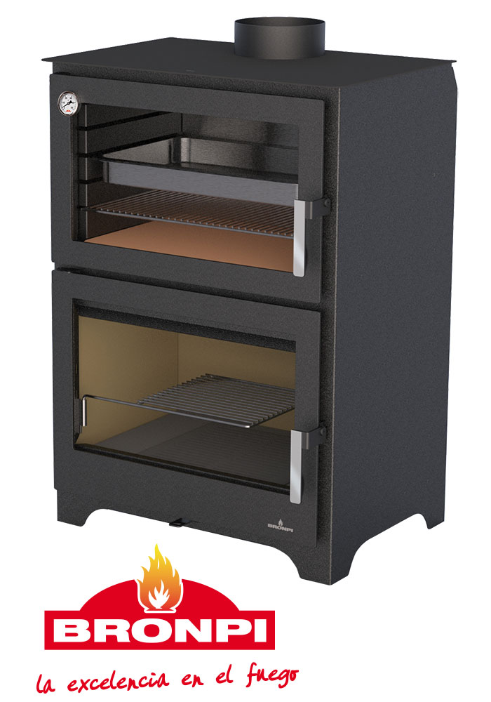 Malkinė krosnelė su orkaite Bronpi Murano  14 kW