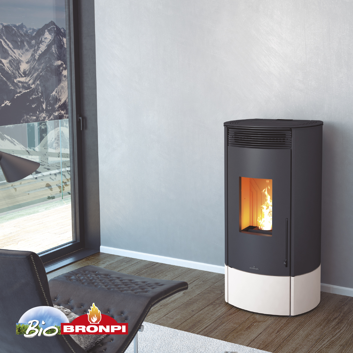 Granulinė krosnelė Bronpi Mila 11 kW