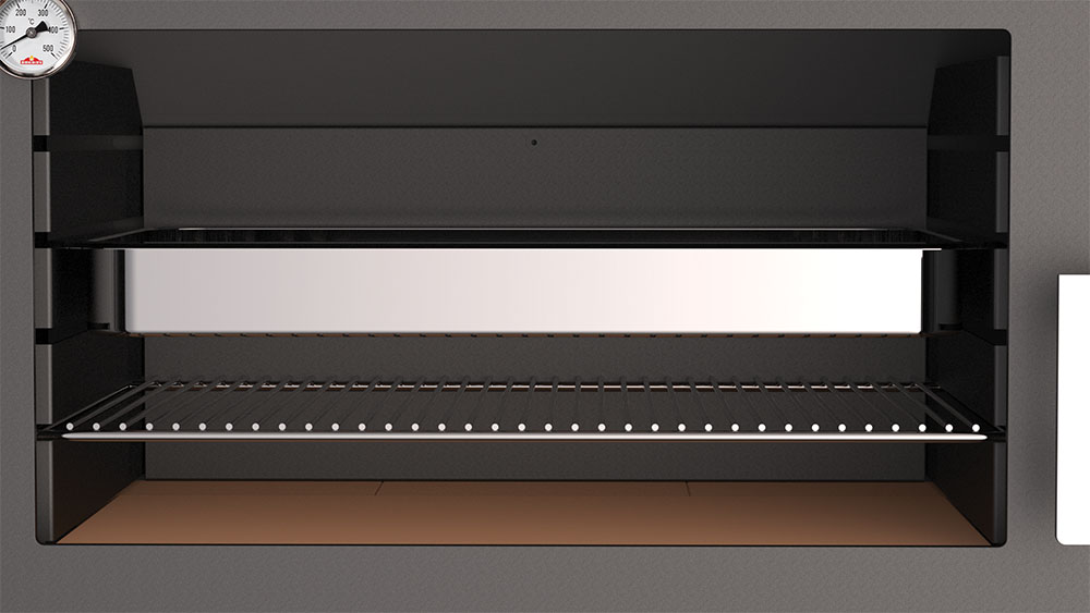 Malkinė krosnelė su orkaite Bronpi Vulcano 17 kW