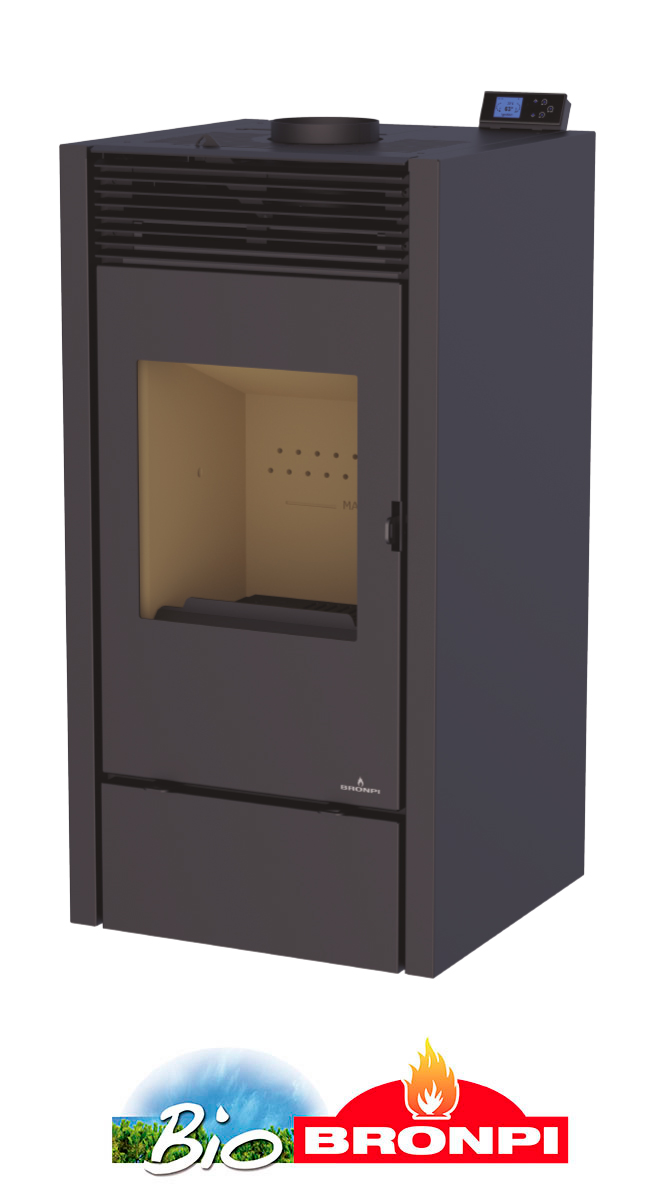 Hibridinė krosnelė Bronpi Hybrid (malkos / granulės) 10 / 11 kW
