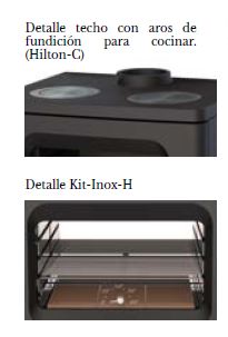 Malkinė krosnelė - viryklė Bronpi Hilton 16 kW*