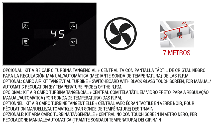 Granulinė krosnelė Bronpi Cairo 90 13 kW