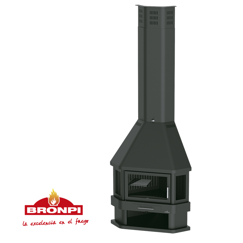 Malkinis židinys Bronpi Lorca-R 14 kW