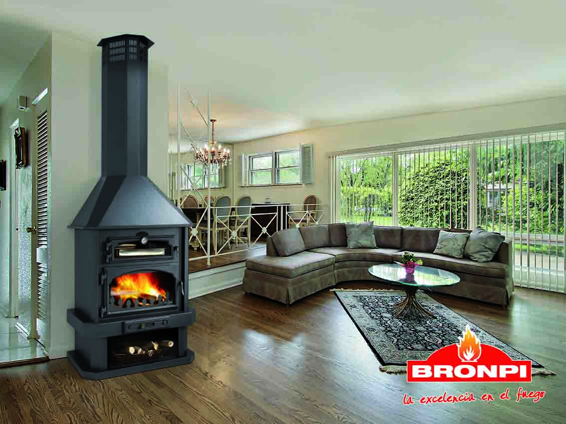 Malkinis židinys Bronpi Ebro 14 kW